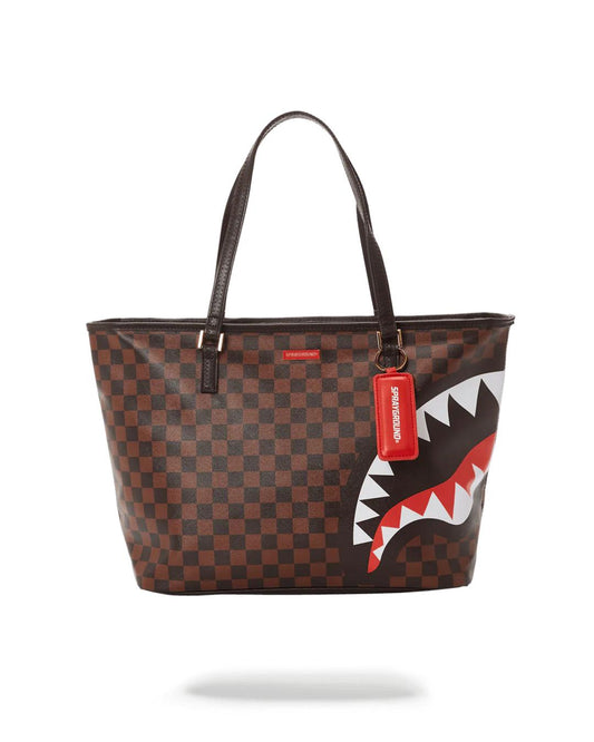 CHECKS IN CAMOFLAUGE TOTE