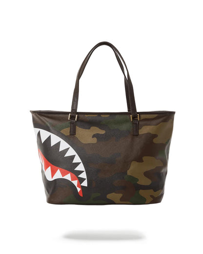 CHECKS IN CAMOFLAUGE TOTE