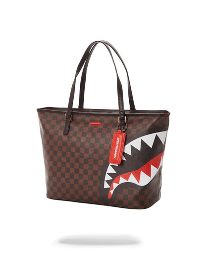 CHECKS IN CAMOFLAUGE TOTE