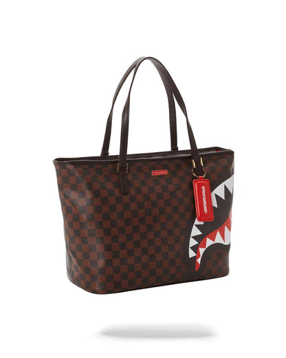 CHECKS IN CAMOFLAUGE TOTE