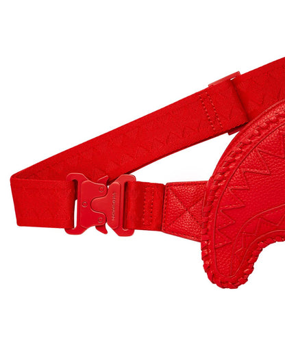 RED RIVIERA SHARKMOUTH CROSSBODY