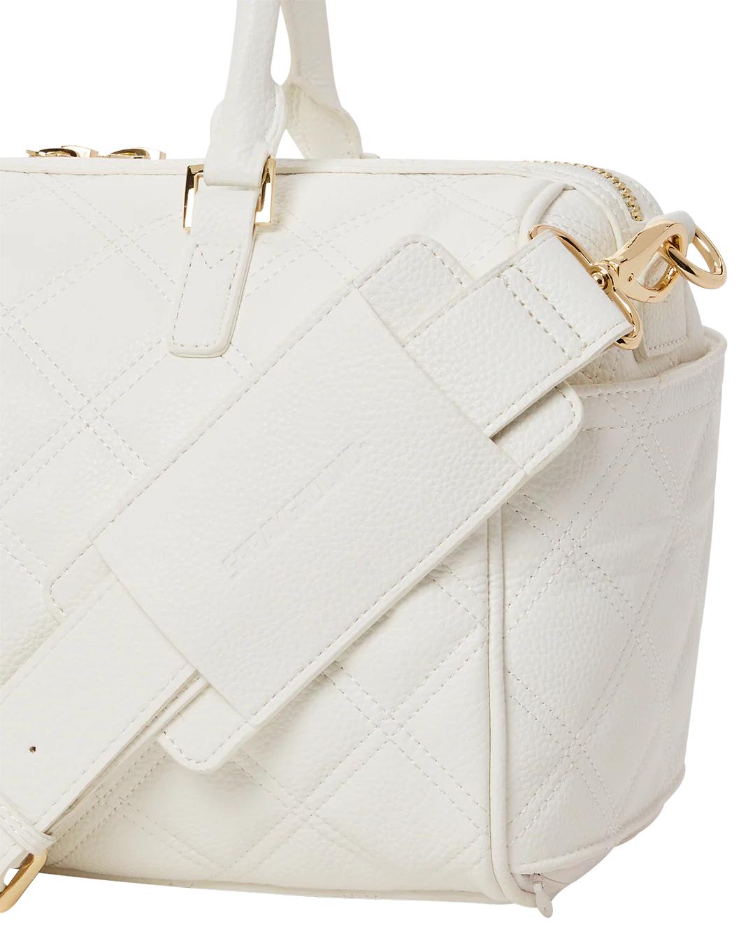 RIVIERA LE BLANC GOLD CHAIN SHARK MINI DUFFLE