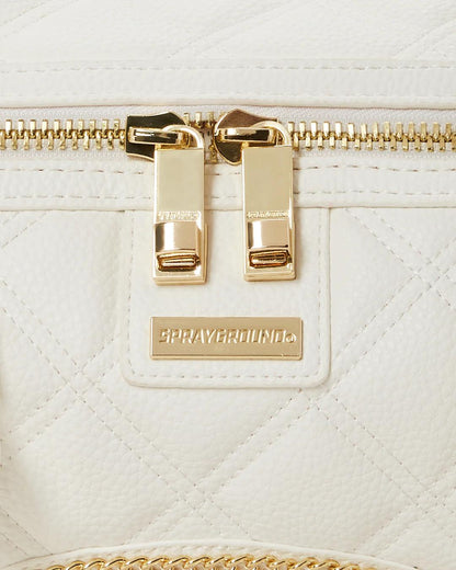 RIVIERA LE BLANC GOLD CHAIN SHARK MINI DUFFLE