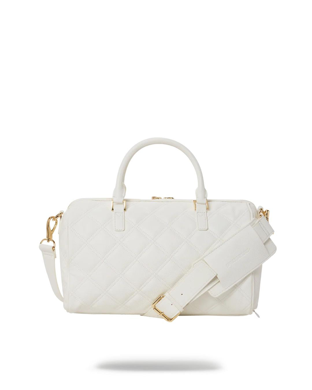 RIVIERA LE BLANC GOLD CHAIN SHARK MINI DUFFLE