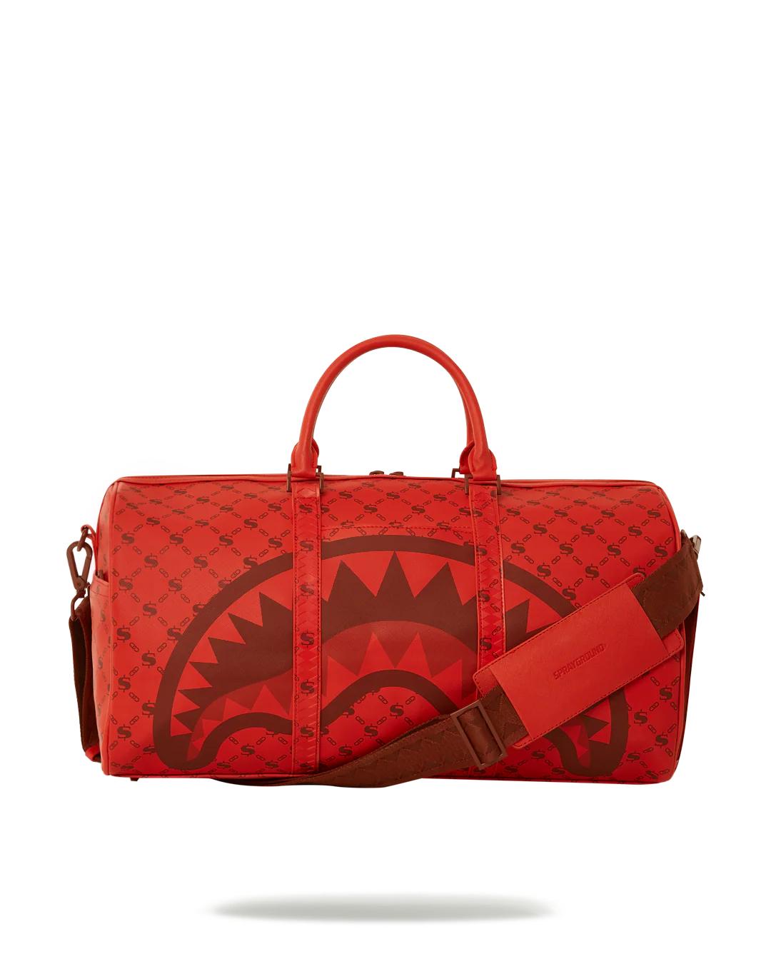 MONEY PATTERN BRICK DUFFLE