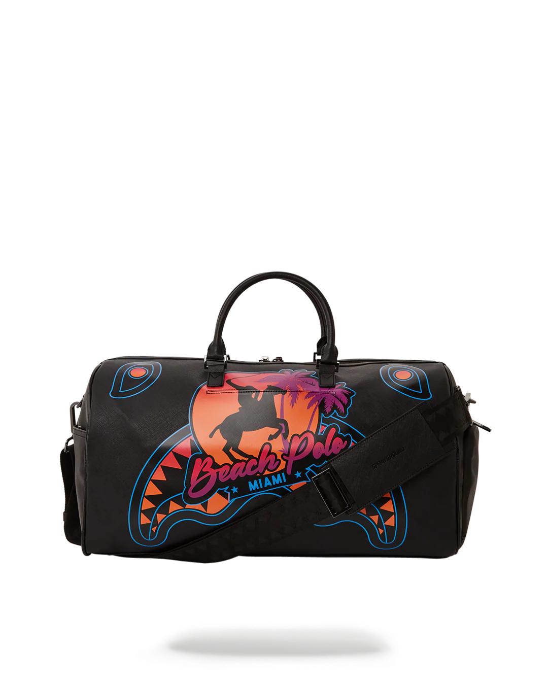 MIAMI BEACH POLO COLLAB DUFFLE (BLACK)