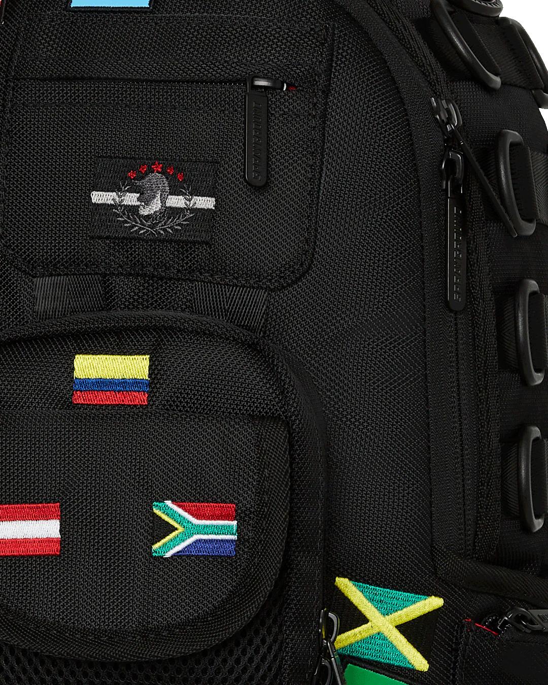 JAMES FIRST CLASS GLOBAL FLAGS SPECIAL OPS CARGO BACKPACK