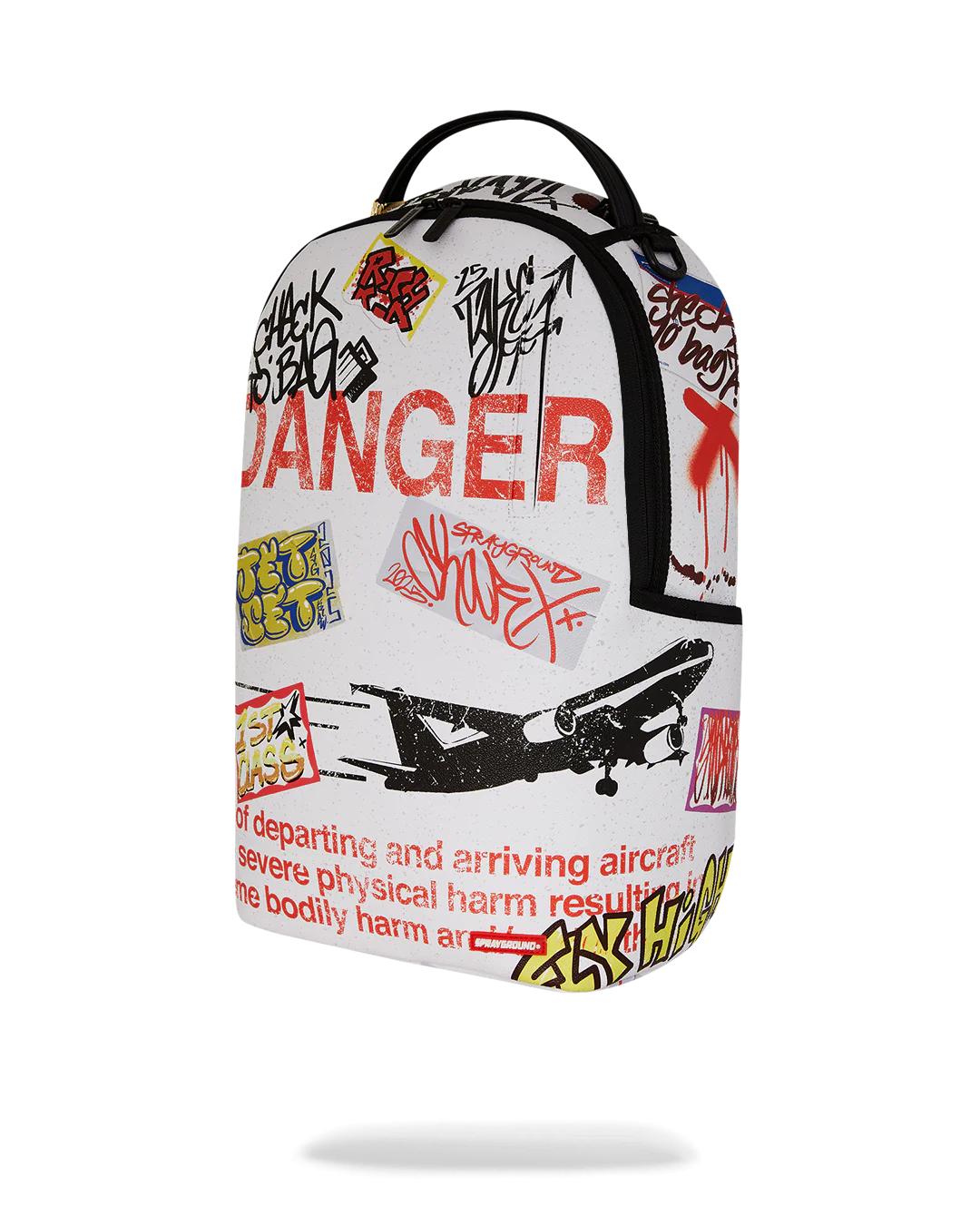 JETBLAST SIGN ON THE RUNWAY BACKPACK