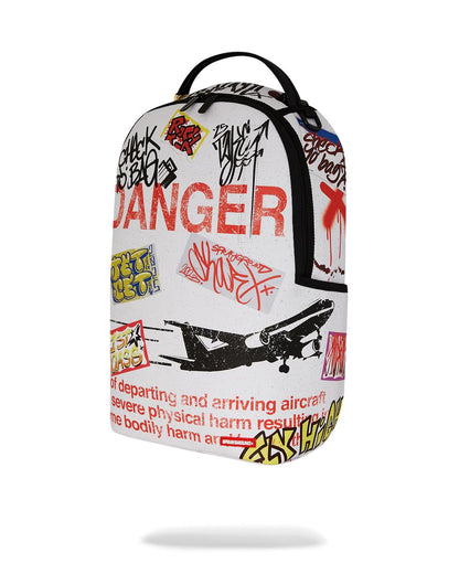 JETBLAST SIGN ON THE RUNWAY BACKPACK