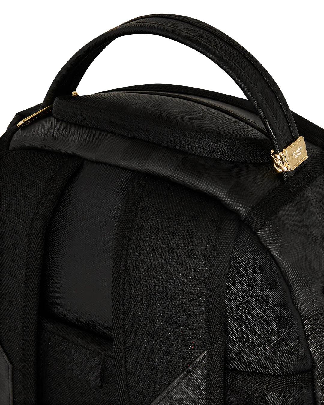 LIGHTS OUT SHARKS IN PARIS CHENILLE SHARK BACKPACK