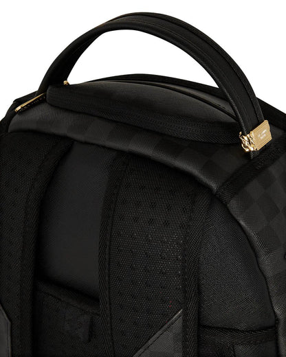 LIGHTS OUT SHARKS IN PARIS CHENILLE SHARK BACKPACK