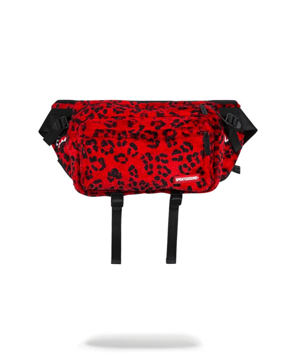 RED LEOPARD CROSSBODY TRANSPORTER