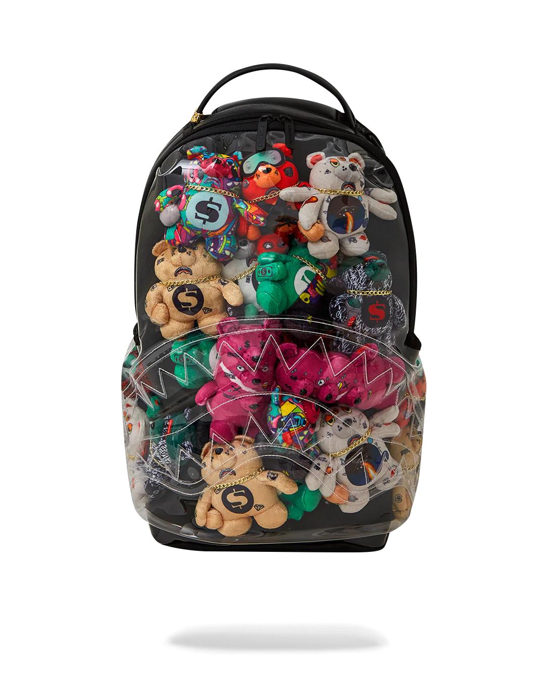 LEGIT BEARS STUFFED IN THIS BAG BACKPACK