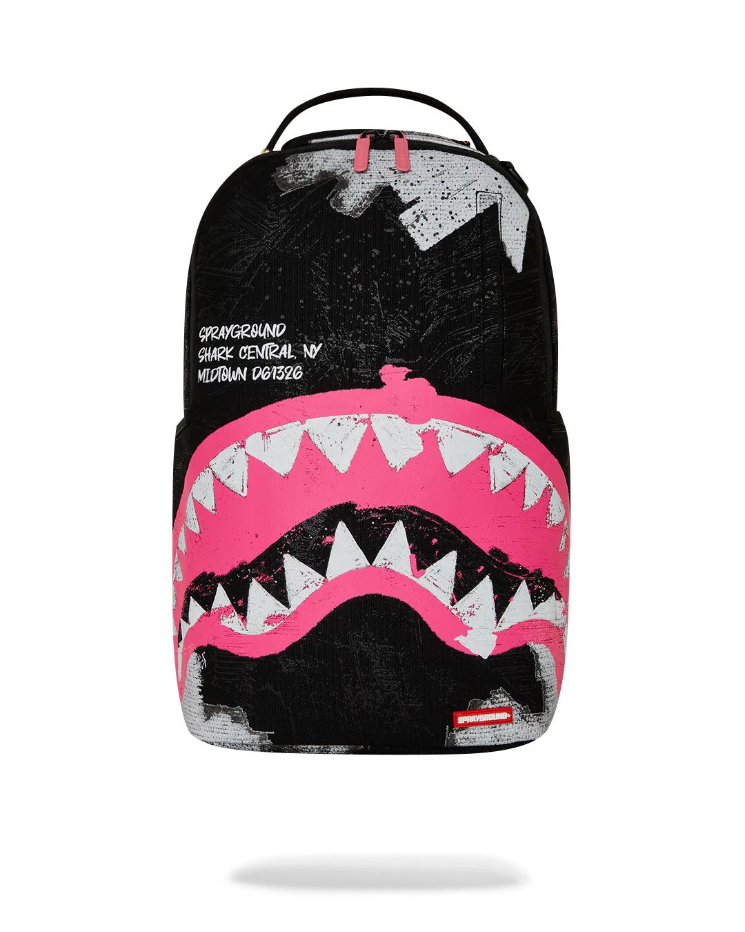 SHARK CENTRAL ACRYLIC ART DLX COTTON BACKPACK