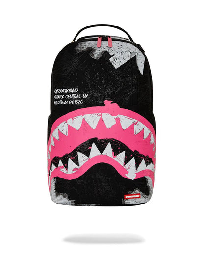 SHARK CENTRAL ACRYLIC ART DLX COTTON BACKPACK