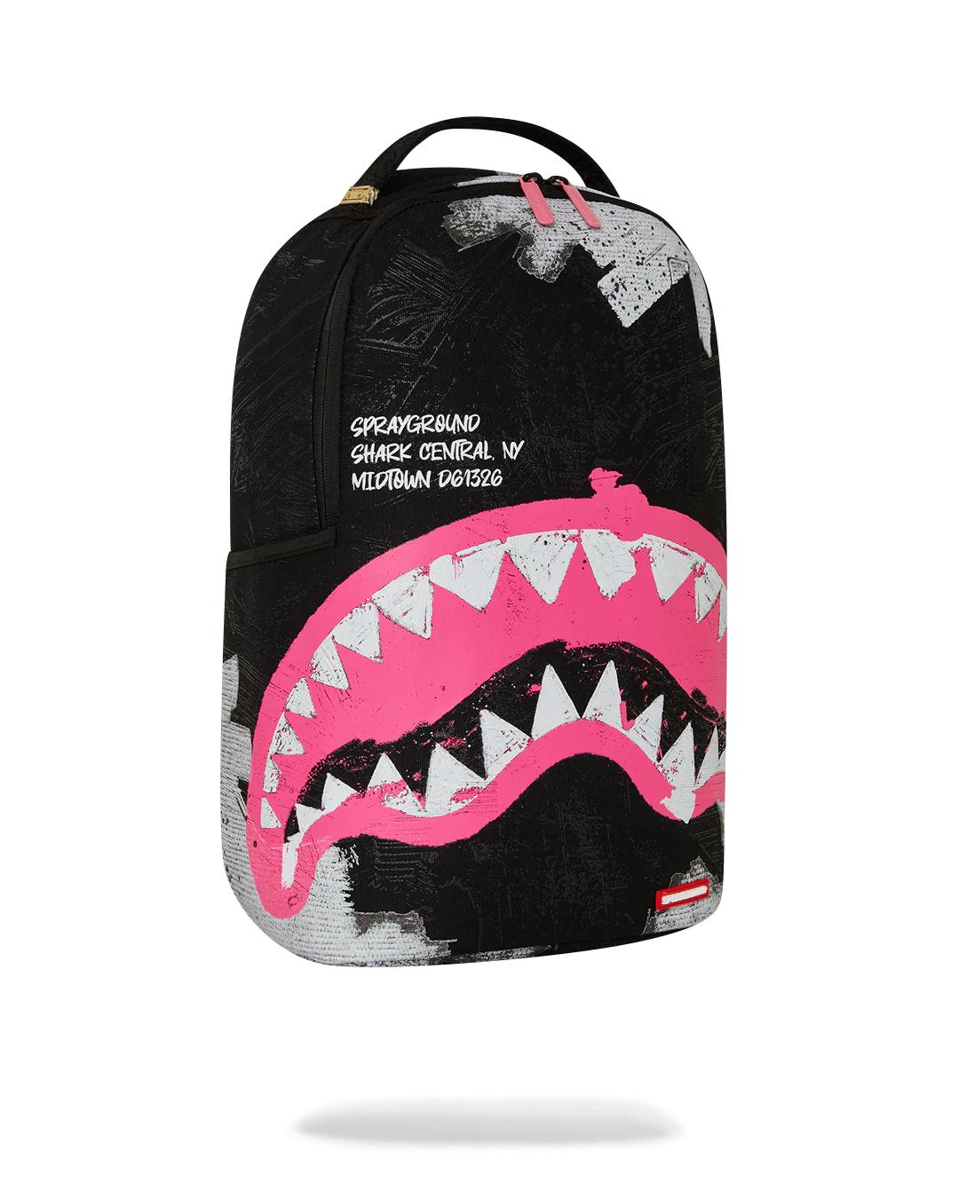 SHARK CENTRAL ACRYLIC ART DLX COTTON BACKPACK