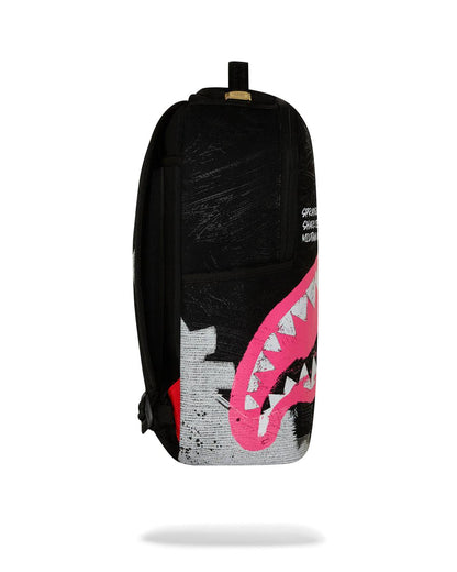 SHARK CENTRAL ACRYLIC ART DLX COTTON BACKPACK