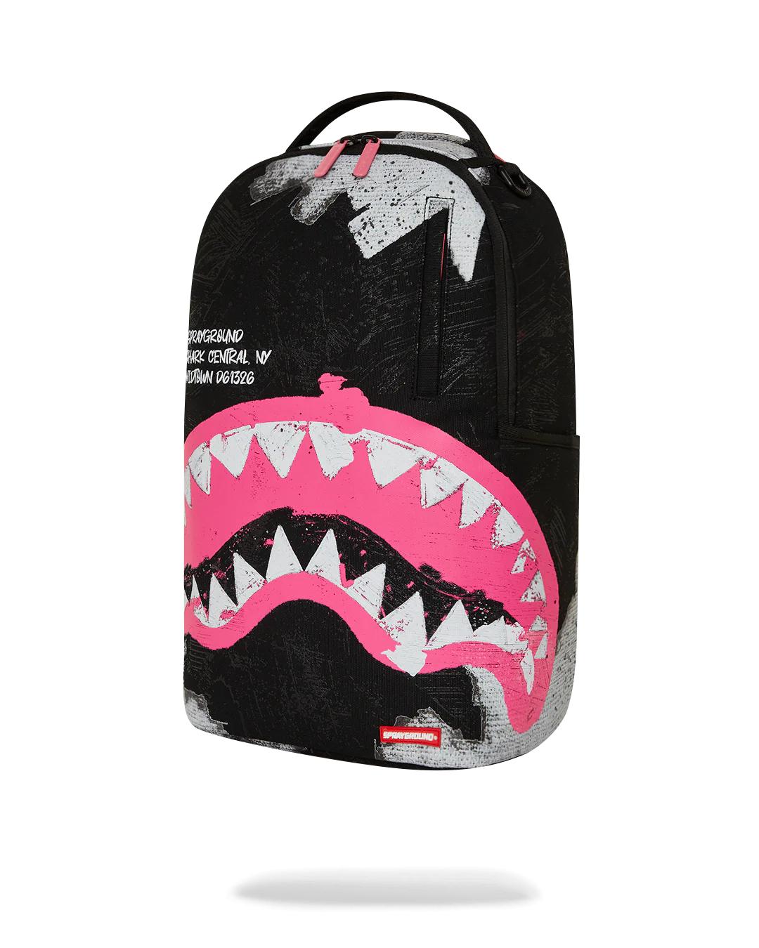 SHARK CENTRAL ACRYLIC ART DLX COTTON BACKPACK
