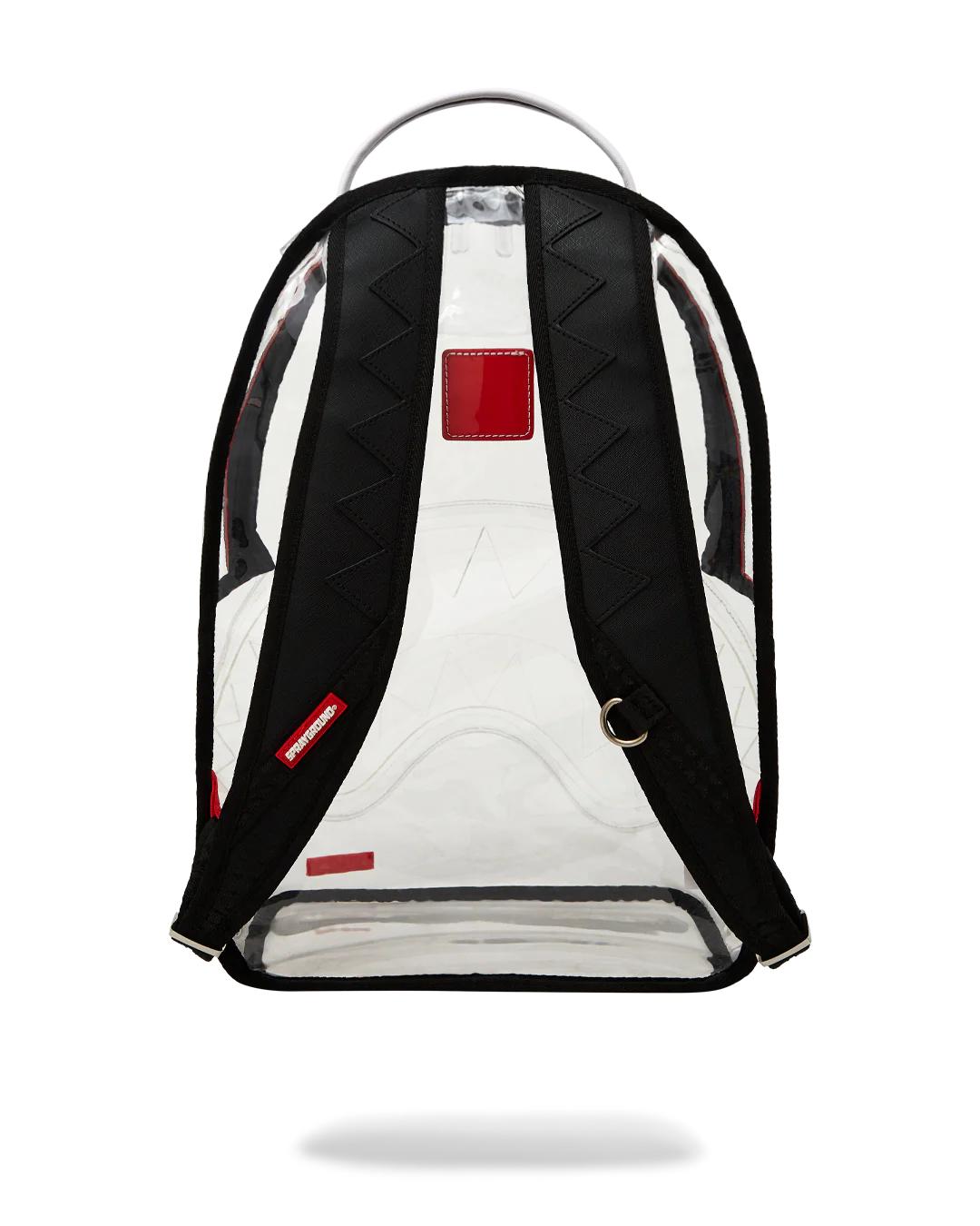 100% CLEAR BACKPACK SHARK