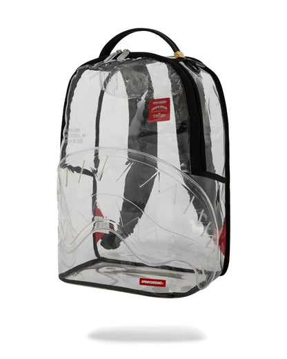 100% CLEAR BACKPACK - SHARK CENTRAL