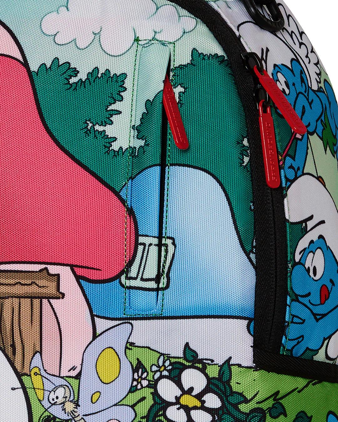 SMURFS IN THE GARDEN BACKPACK