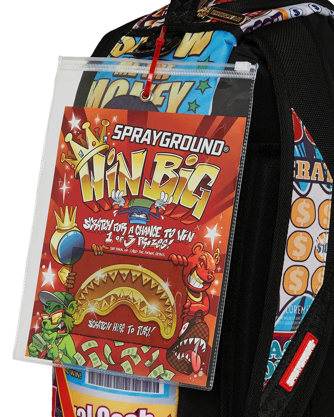 BIG MONEY BIG MONEY BACKPACK (COMES WITH SCRATCH OFF PLAYING CARD)