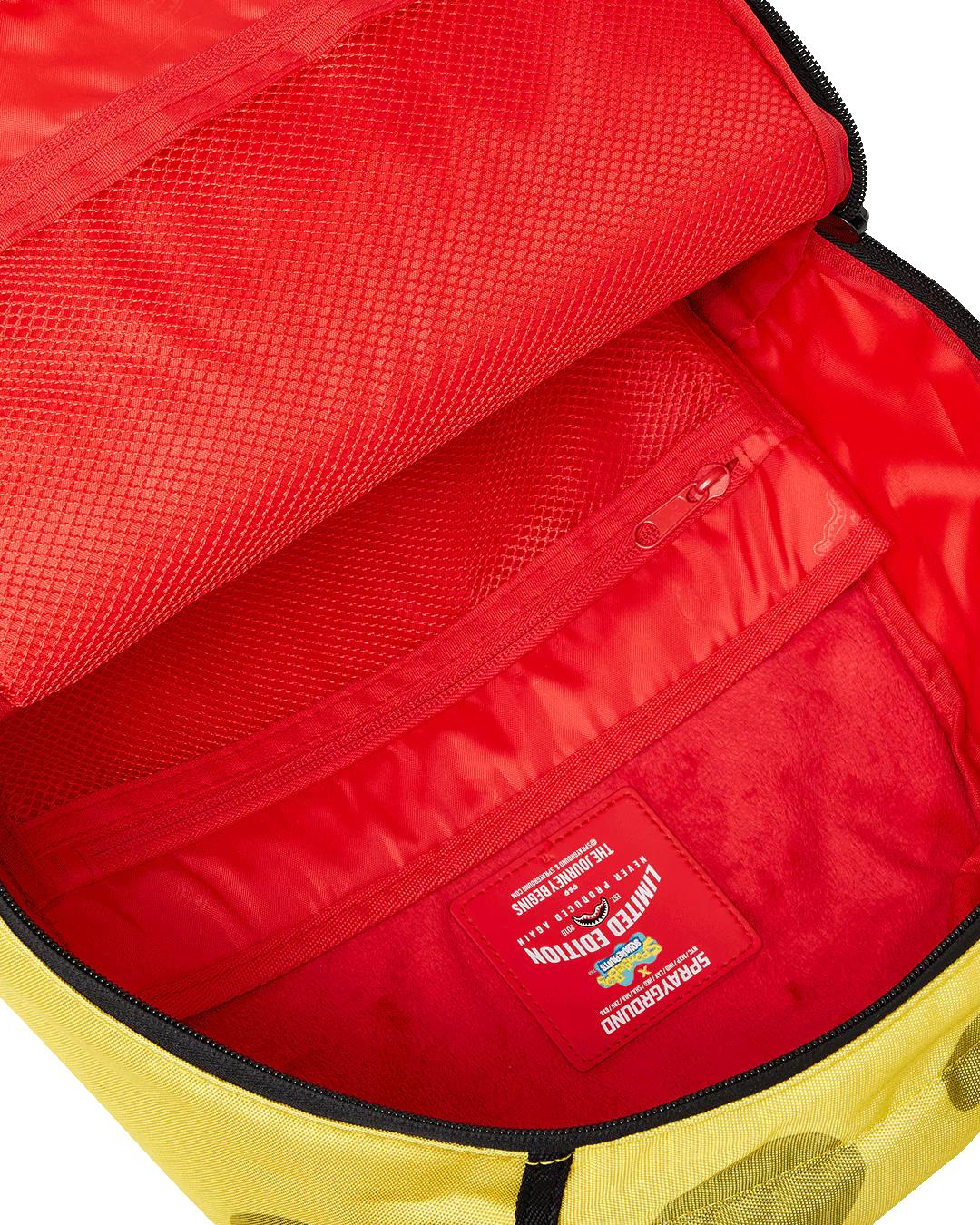 SPONGEBOB EYE POP REMOVABLE EYES BACKPACK