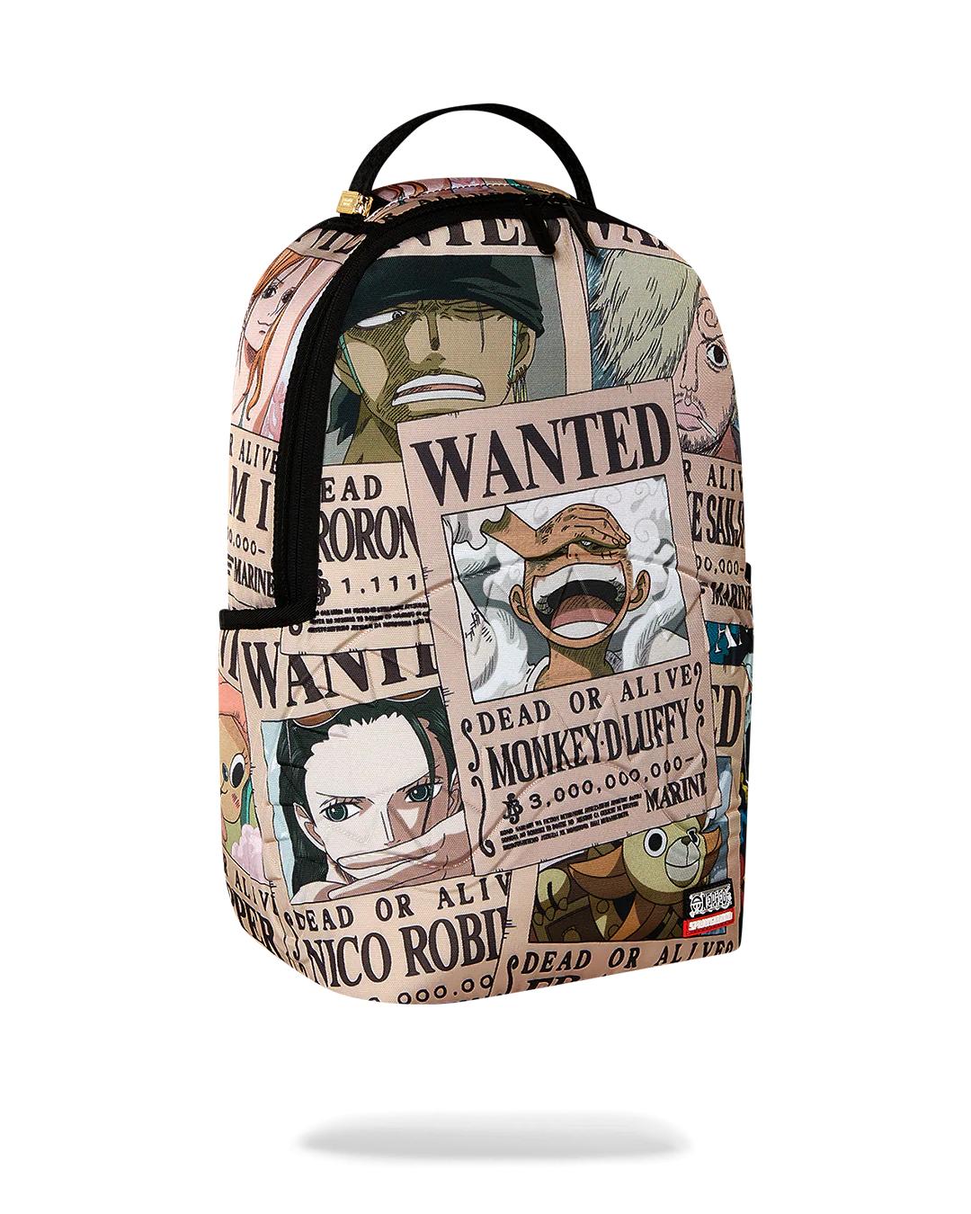 ONE PIECE WANTED SHARK POSTERS BACKPACK