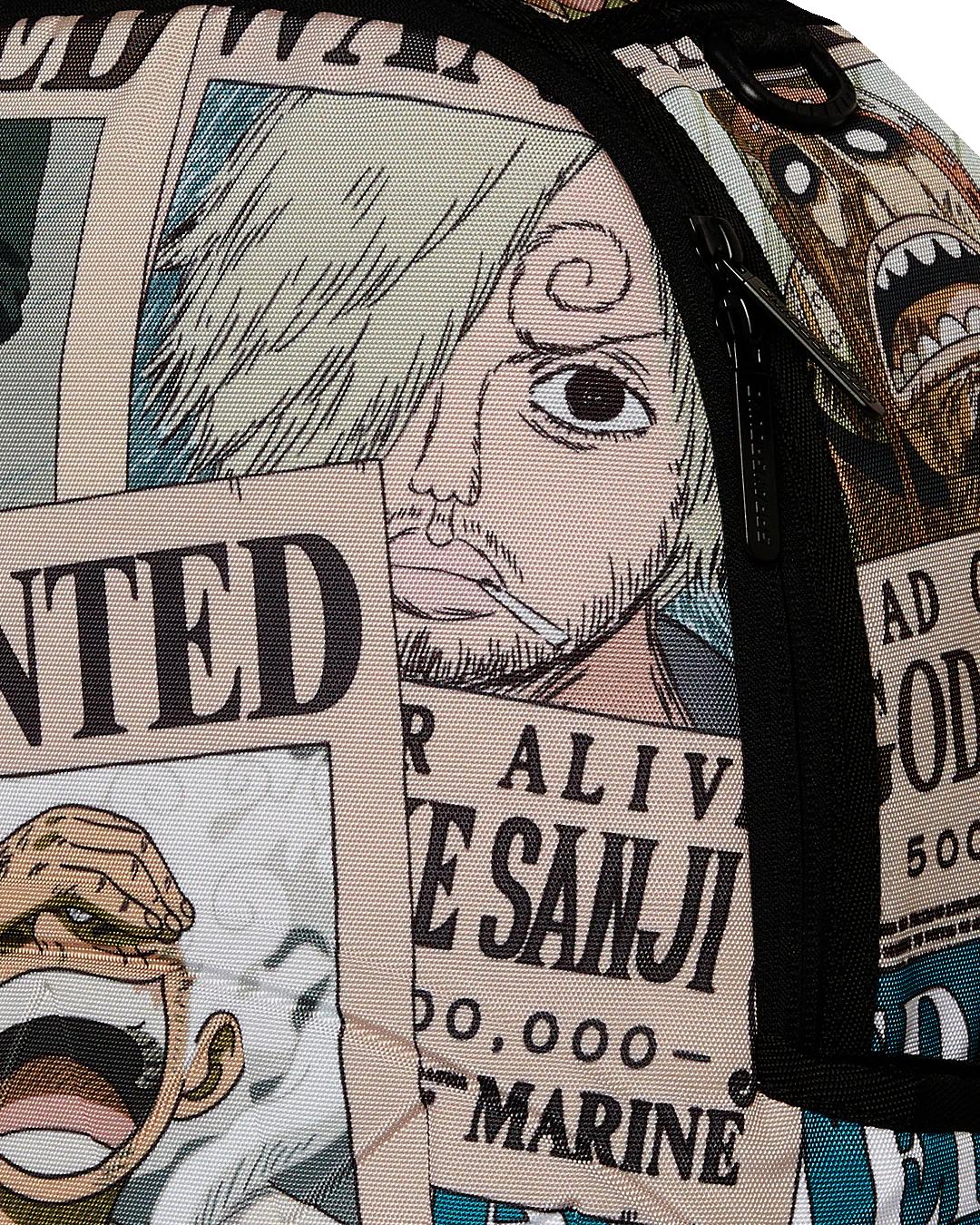 ONE PIECE WANTED SHARK POSTERS BACKPACK