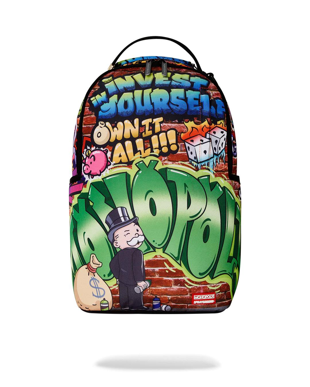 MONOPOLY GRAFFITI GOLD RUSH DLXR BACKPACK