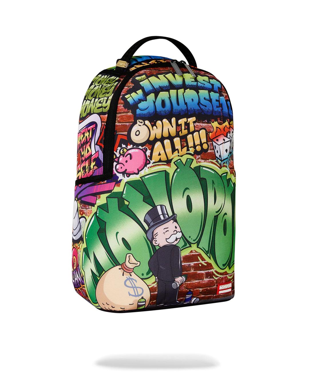 MONOPOLY GRAFFITI GOLD RUSH DLXR BACKPACK