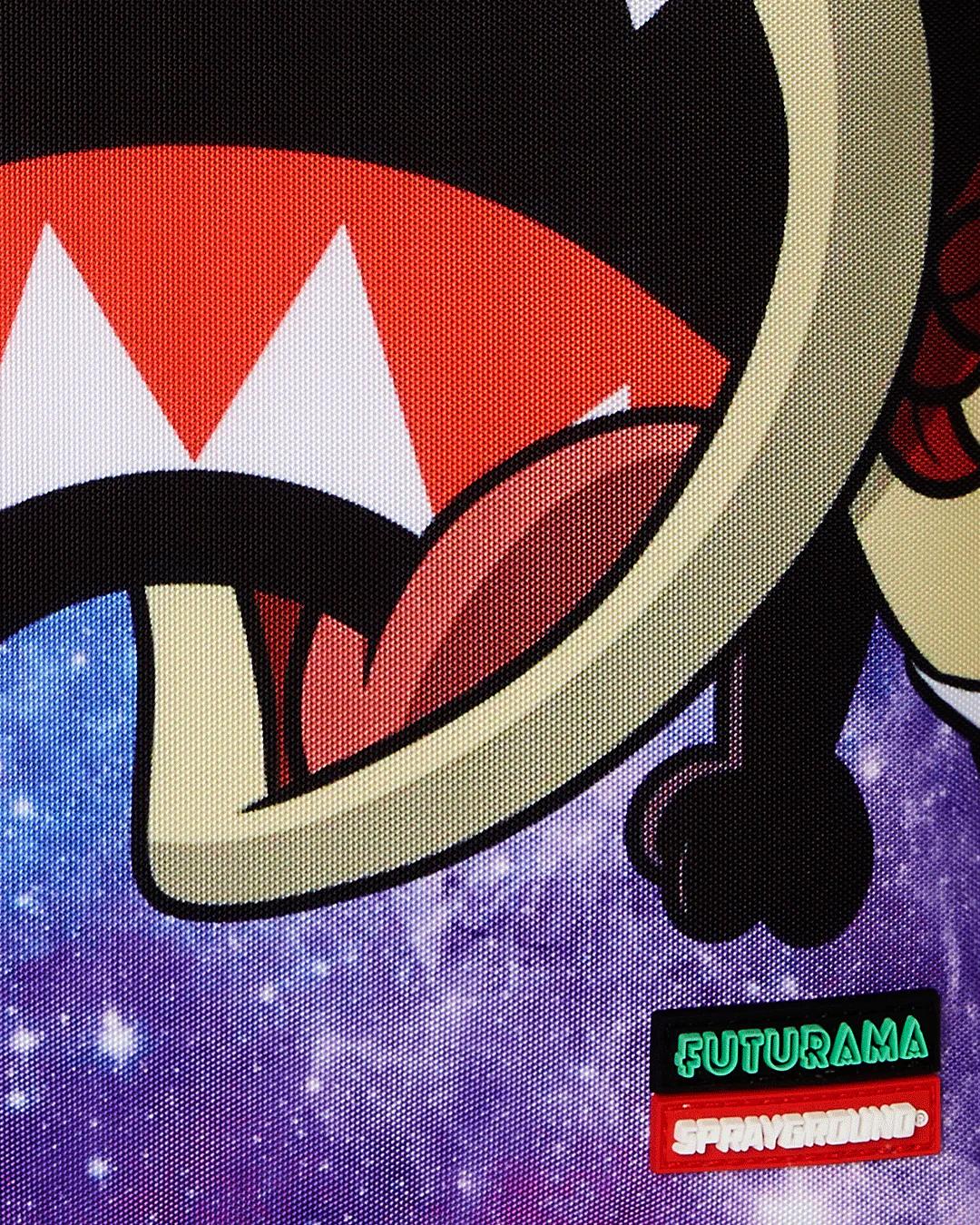 FUTURAMA NIBBLER EAT SHARK DLXR BACKPACK