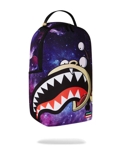 FUTURAMA NIBBLER EAT SHARK DLXR BACKPACK