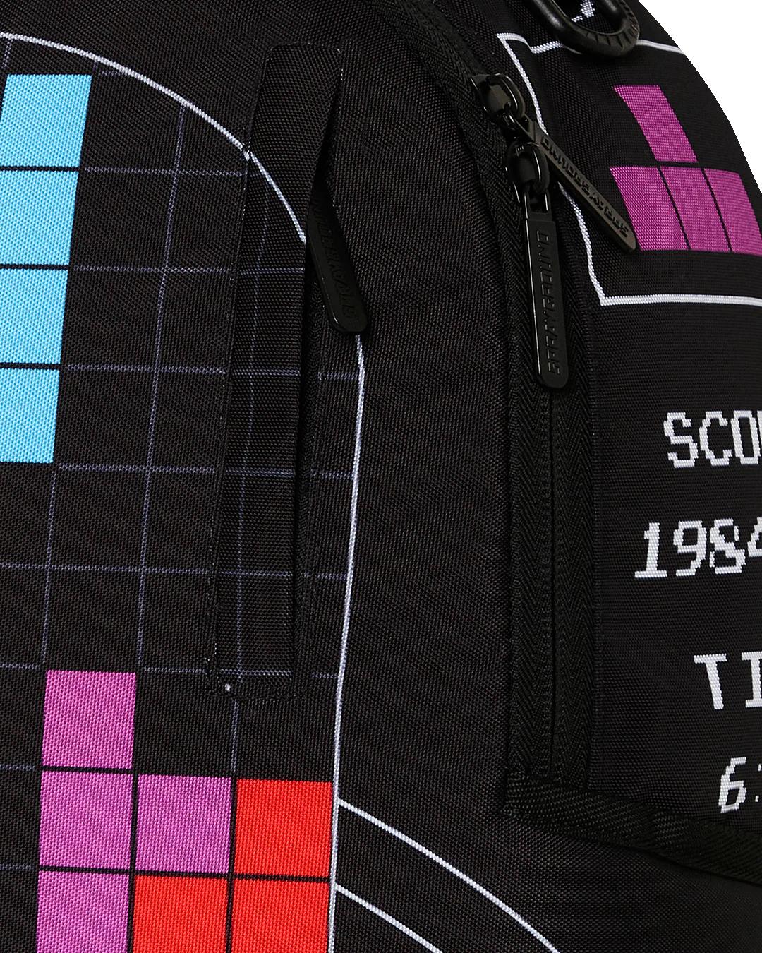 TETRIS WITH DIABLO AND MONEY BEAR BACKPACK