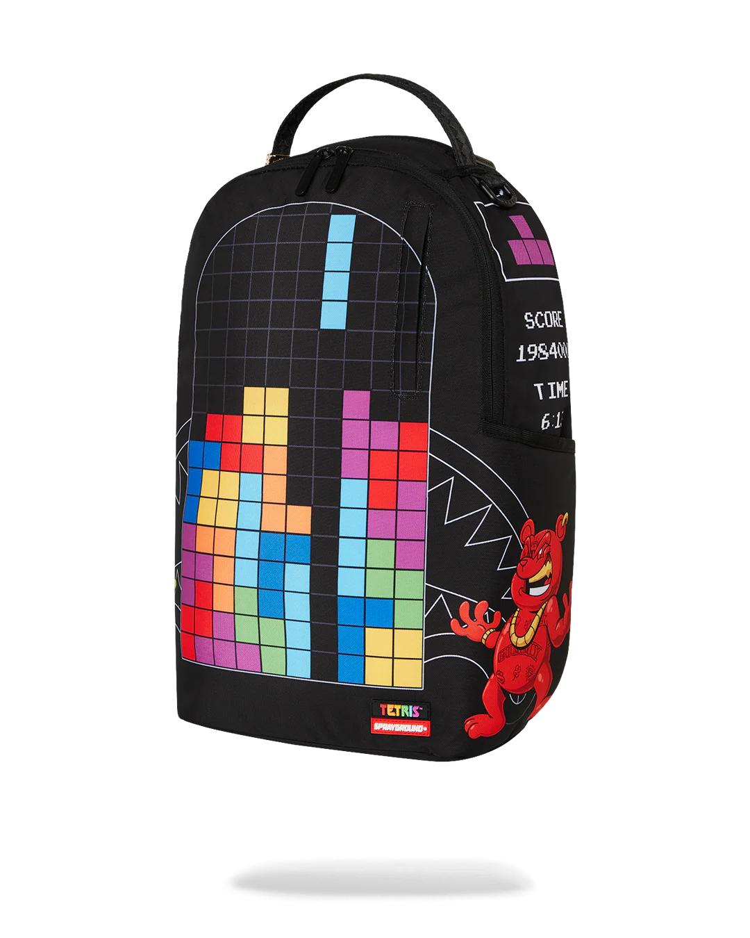 TETRIS WITH DIABLO AND MONEY BEAR BACKPACK