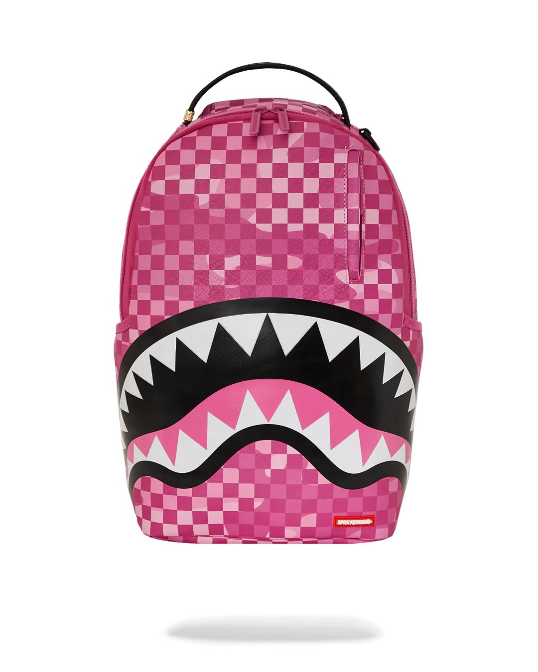 PINK CAMOCHECK BACKPACK