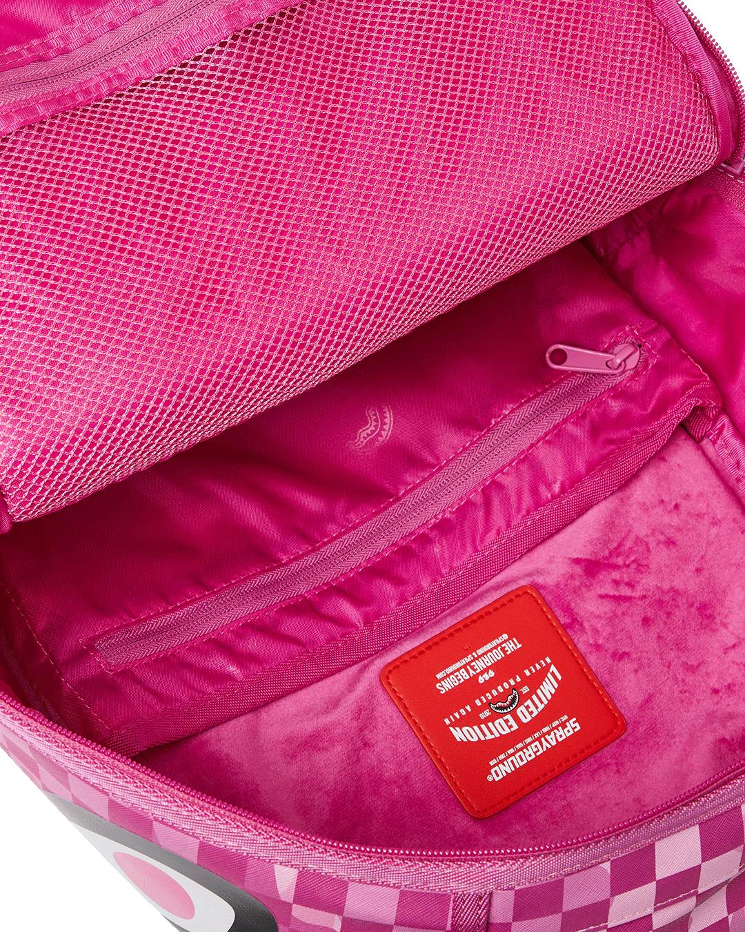 PINK CAMOCHECK BACKPACK