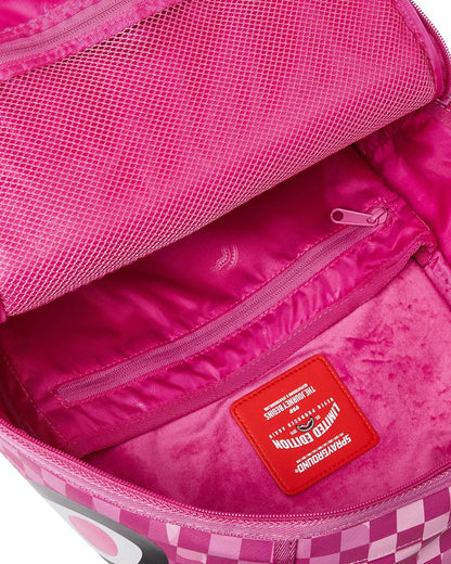 PINK CAMOCHECK BACKPACK