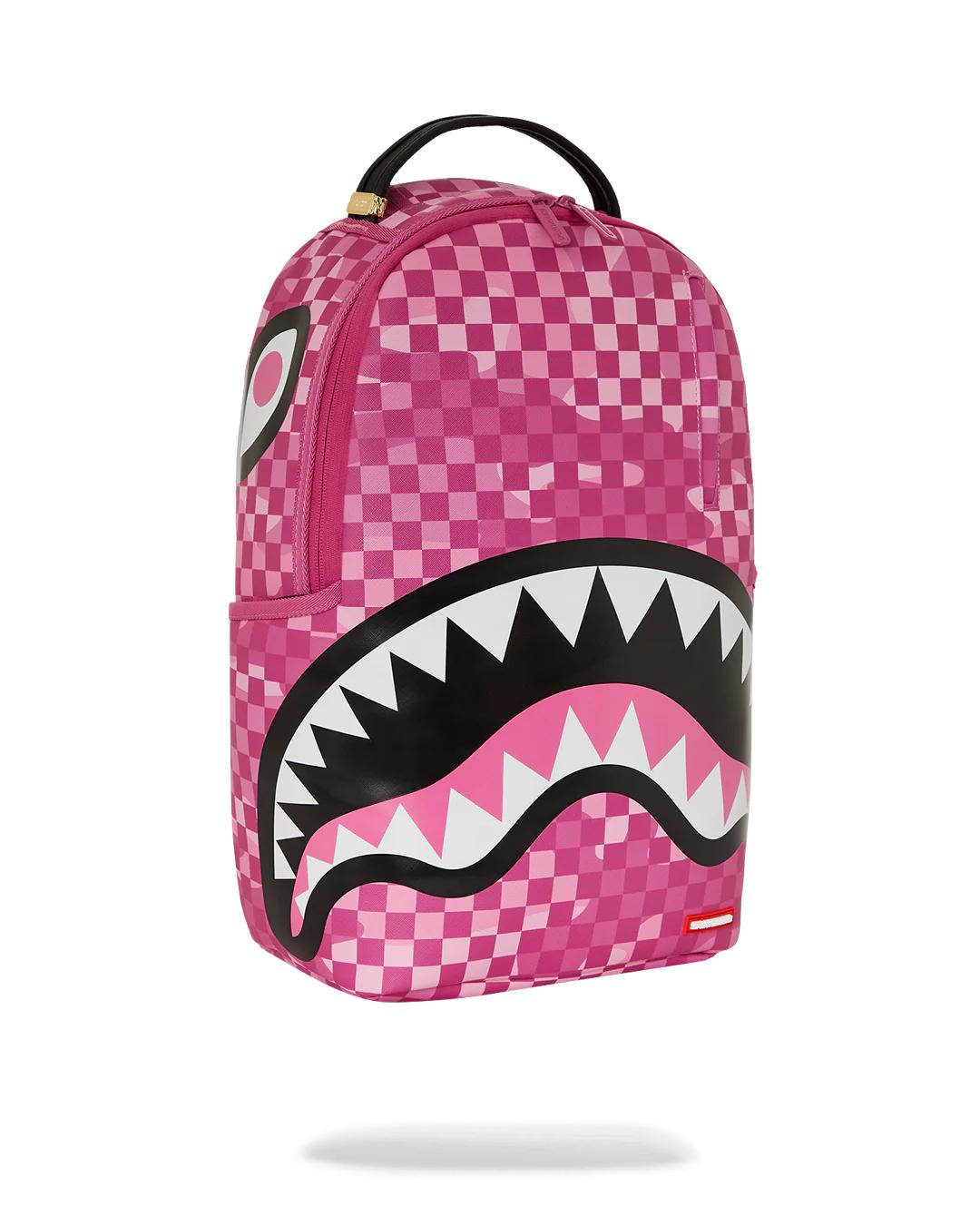 PINK CAMOCHECK BACKPACK