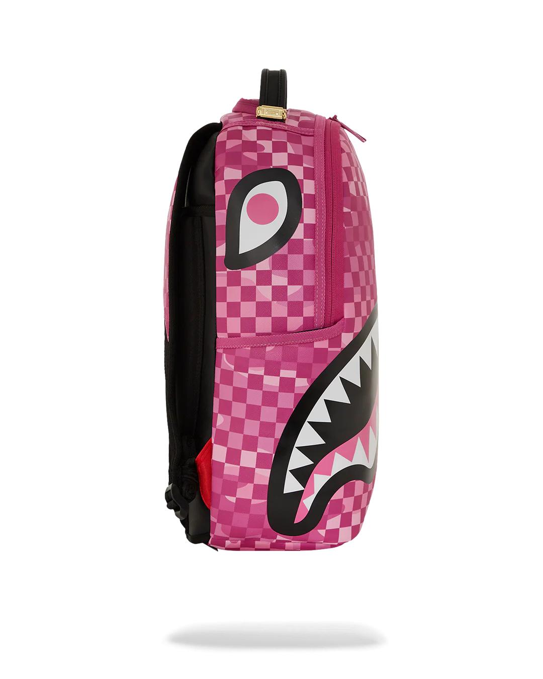 PINK CAMOCHECK BACKPACK