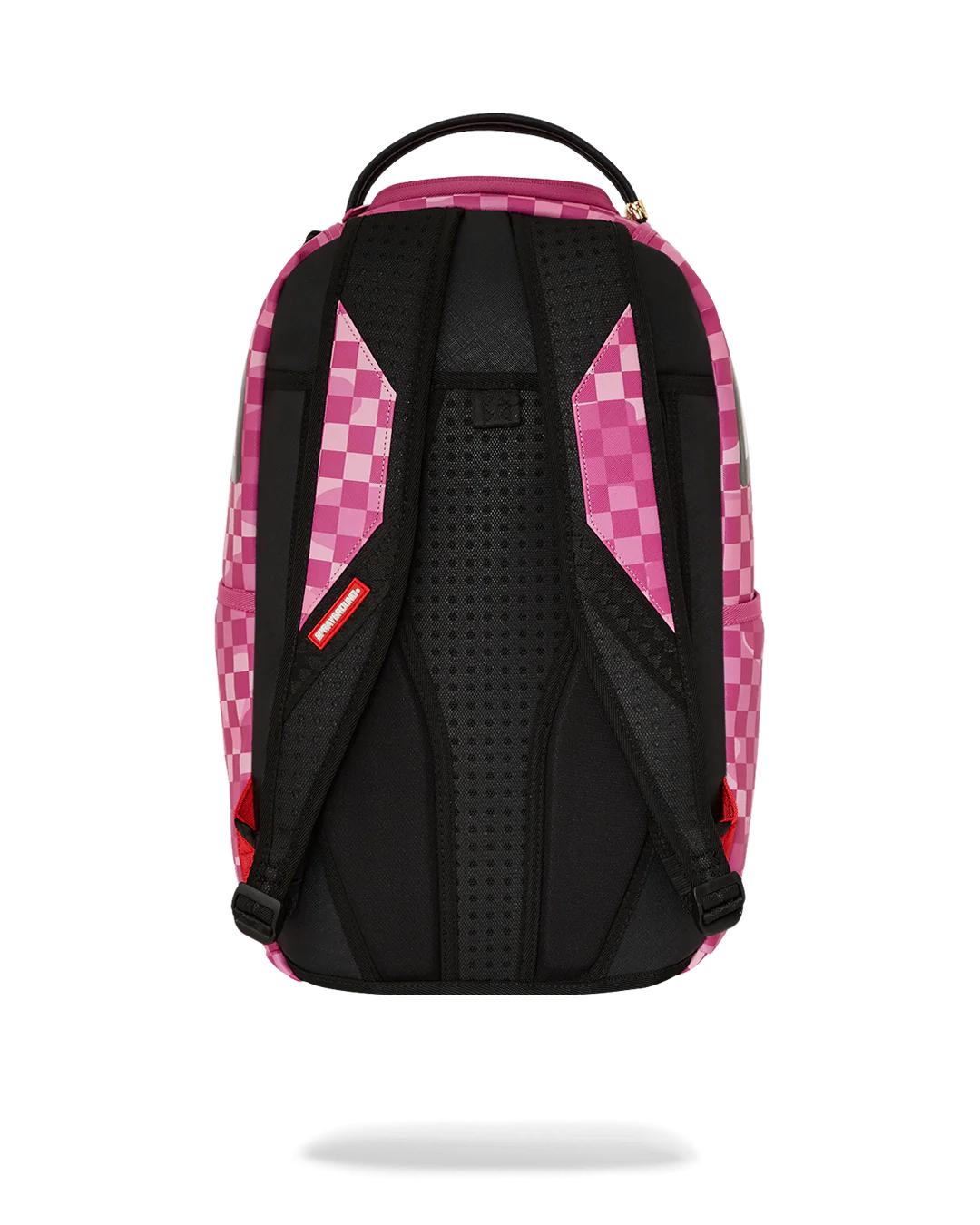 PINK CAMOCHECK BACKPACK