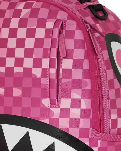 PINK CAMOCHECK BACKPACK