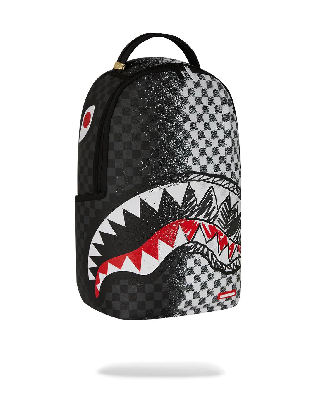 SCRIBBLE DRIBBLE CHECK BACKPACK