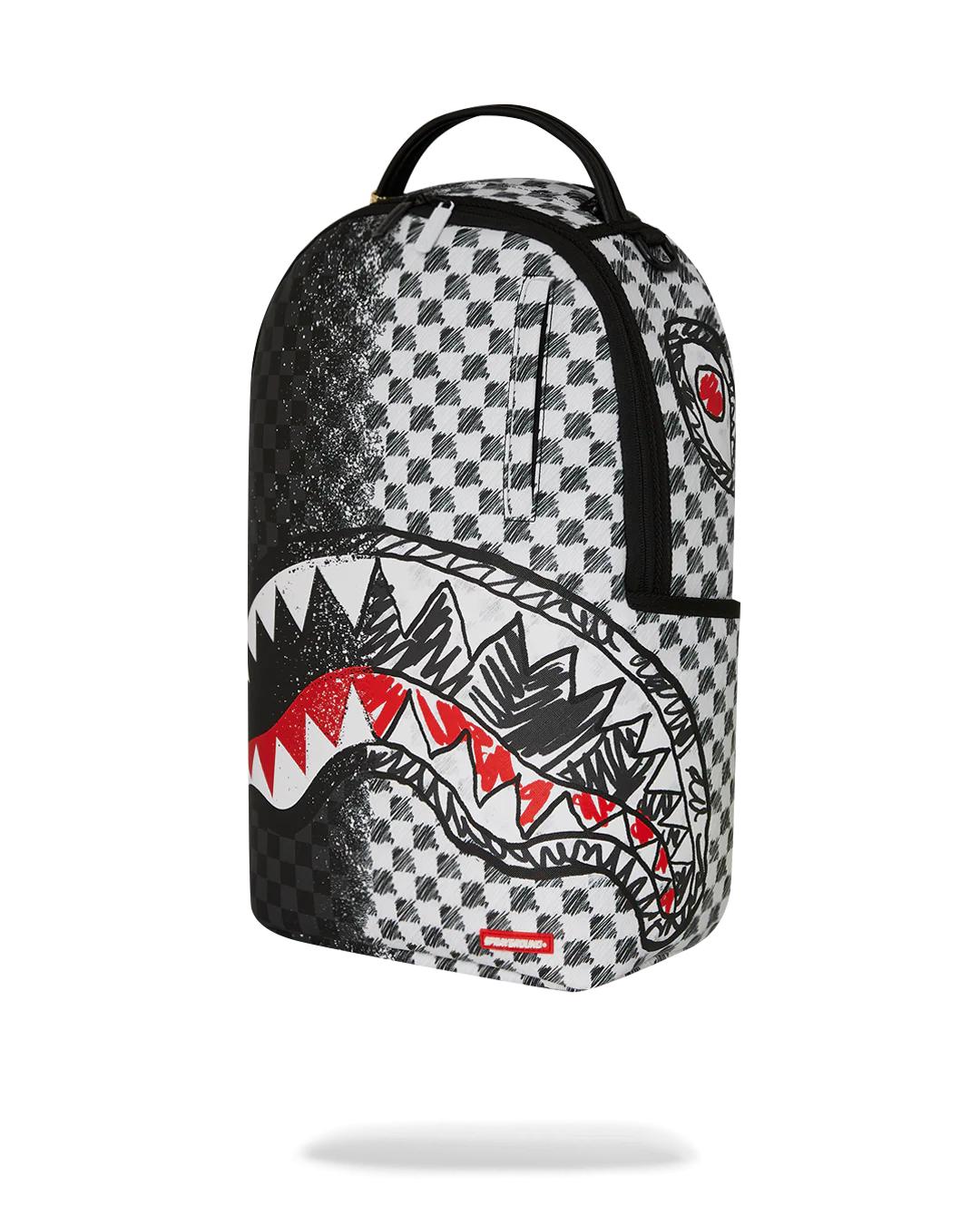 SCRIBBLE DRIBBLE CHECK BACKPACK