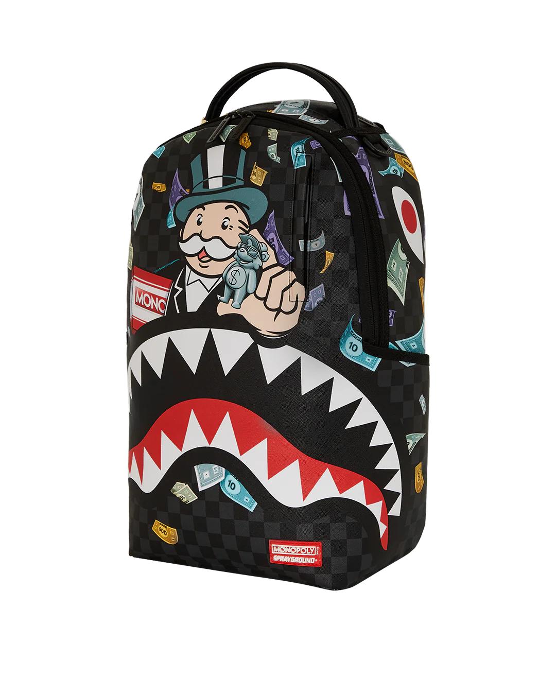 MONOPOLY SHARK RICH BACKPACK