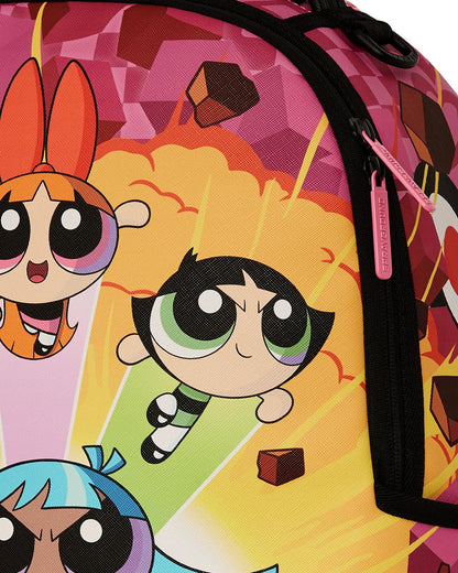 POWERPUFF BUSTIN THRU DLXSV BACKPACK