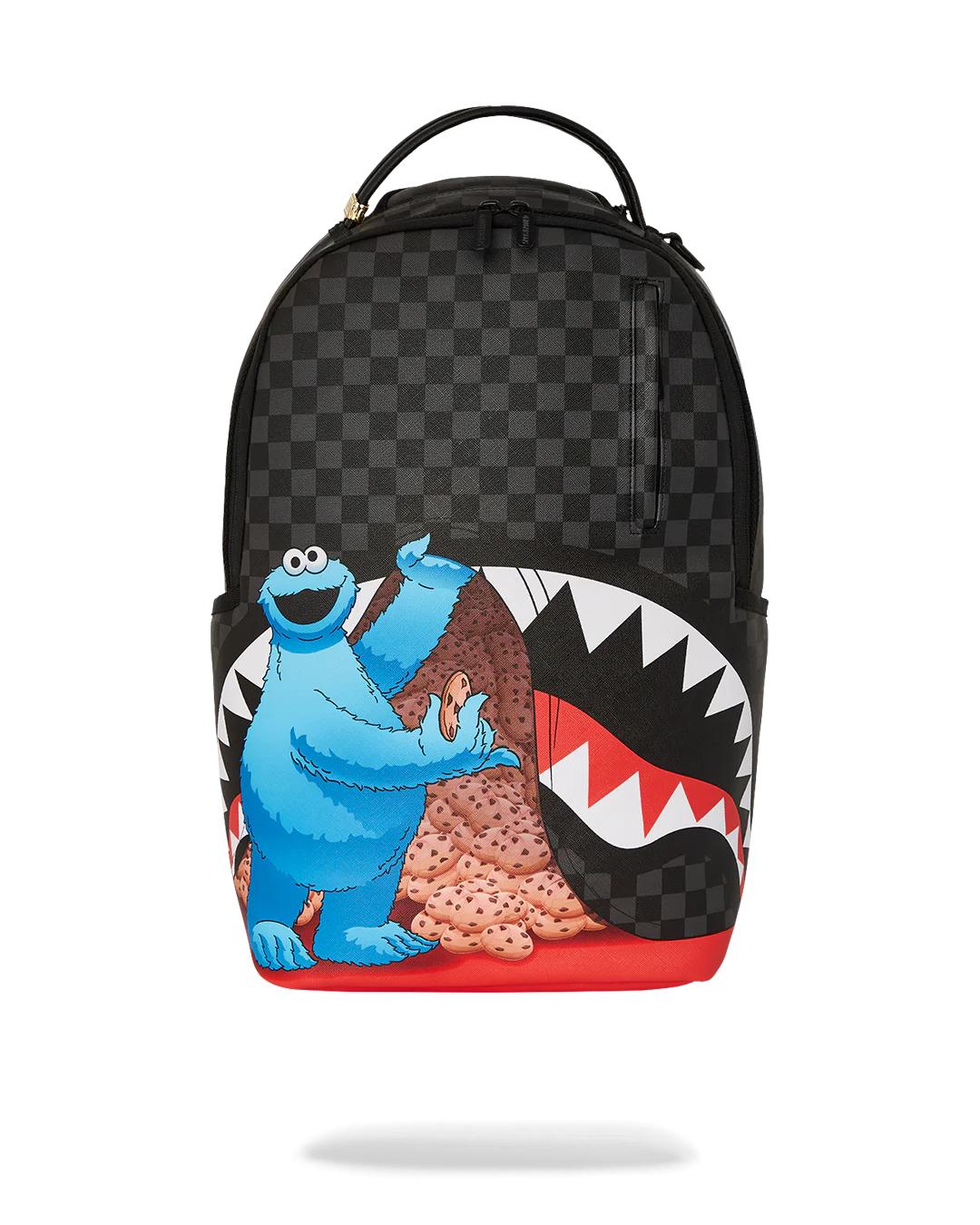 SESAME STREET COOKIE MONSTER SNACK ATTACK DLXSV BACKPACK