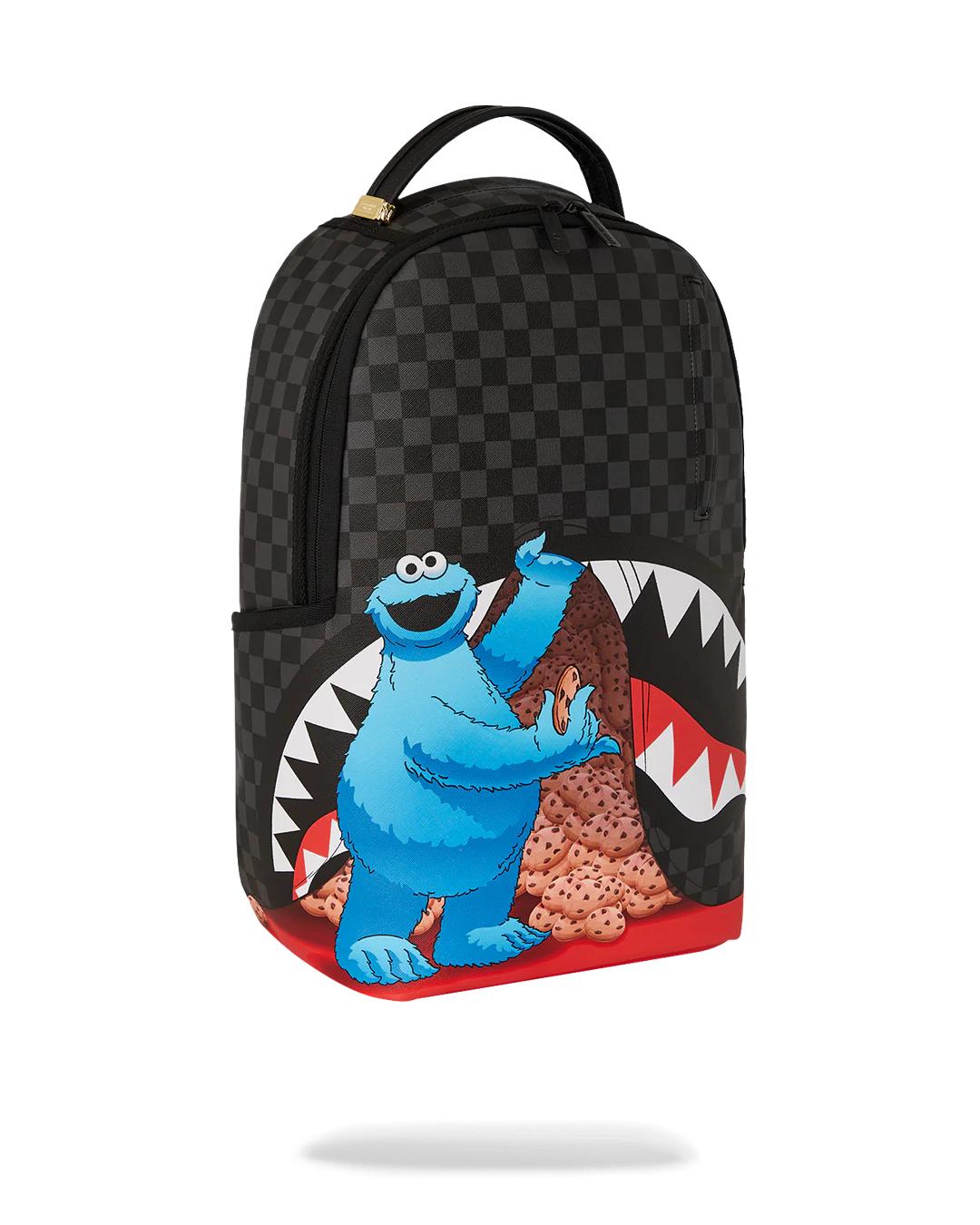 SESAME STREET COOKIE MONSTER SNACK ATTACK DLXSV BACKPACK