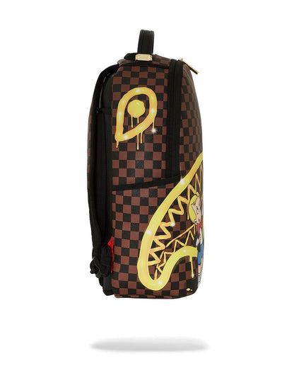 RICHIE RICH PAINT THE SHARK GOLD BACKPACK