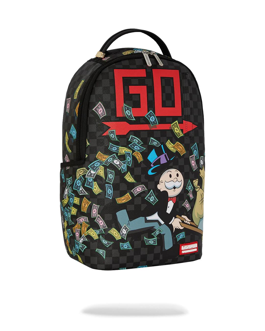 MONOPOLY WHEEL BARREL BACKPACK